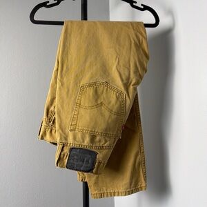 Levi's Men's Straight Jeans in Mustard Yellow